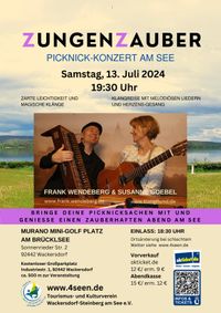 Picknick-Konzert am See am 13.7.2024 Wackersdorf-Minigolf-Murano